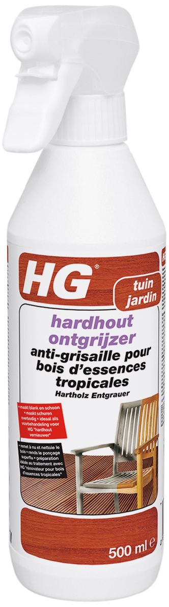 Hg Anti-grisaille Pour Bois D'essences Tropicales 500ml