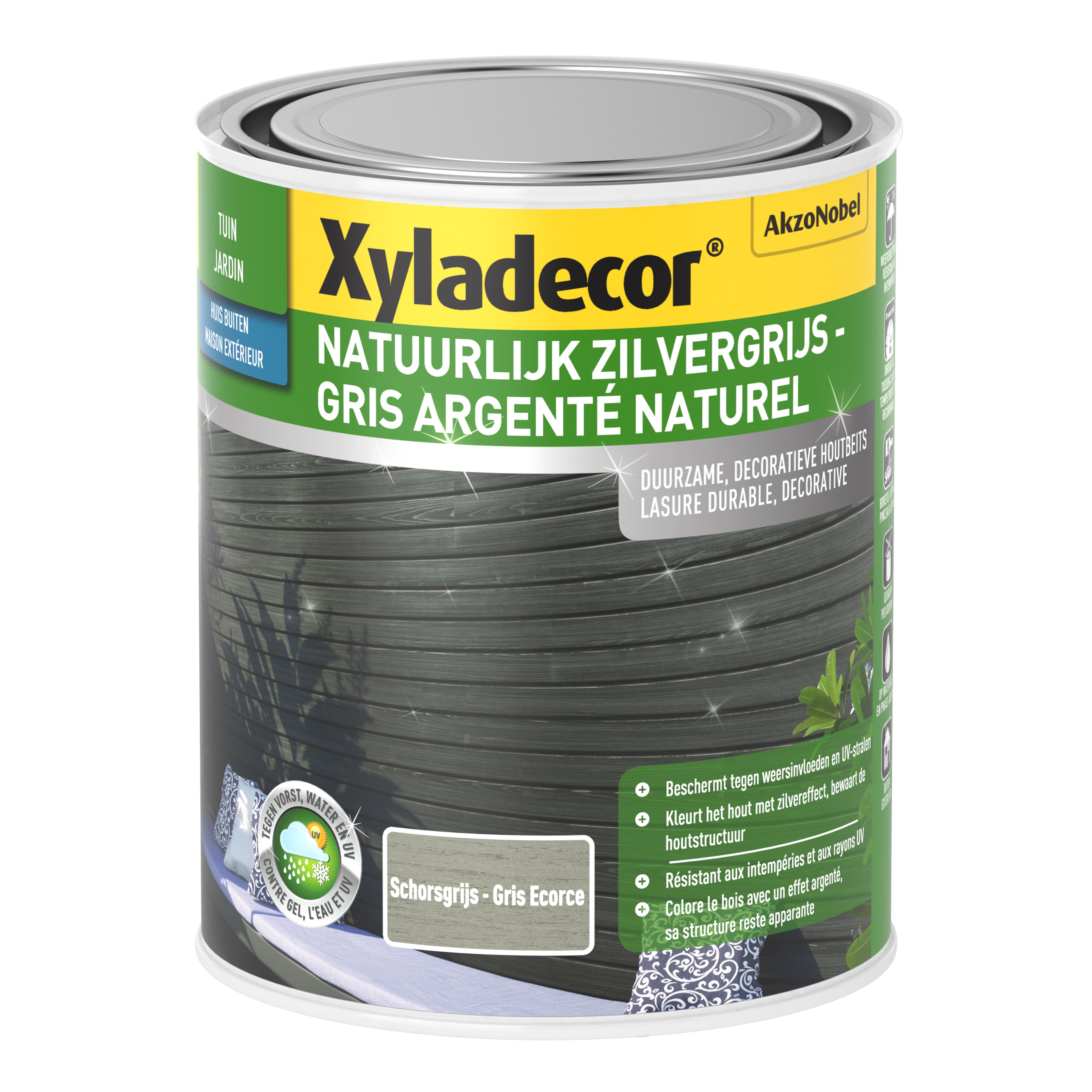 BEITS NATUURLIJK ZILVERGRIJS SCHORSGRIJS 1 L