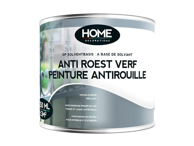 PEINTURE ANTIROUILLE BRILLANT NOIR 9005 250ML