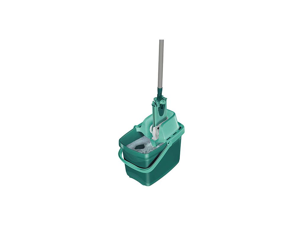 SET EMMER MET PERS + VLOERWISSER 33CM + STEEL COMBI CLEAN