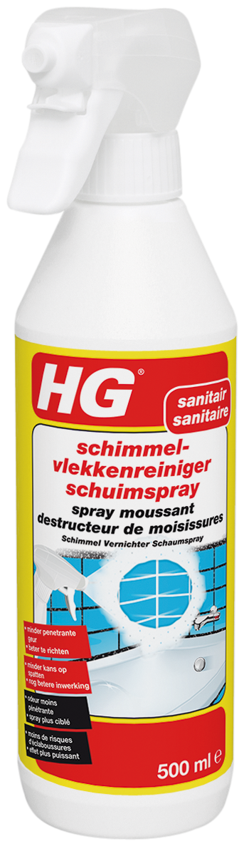 Hg Spray Moussant Destructeur De Moisissures 500ml