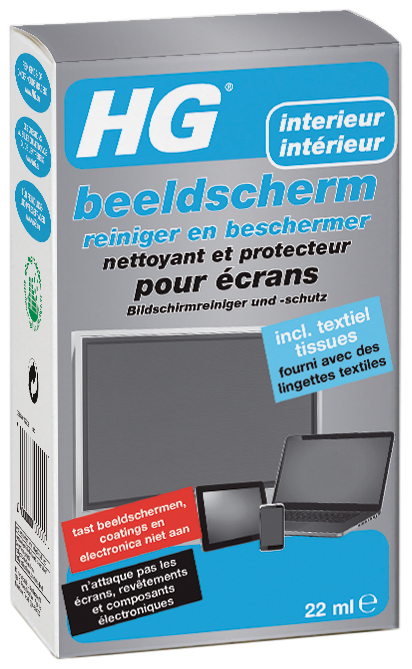 Hg Nettoyant & Protecteur Sûr Pour écrans Plasma, Lcd & Tft 22ml