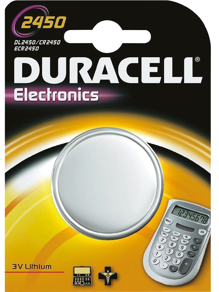 Pile Duracell 'electronics' - Type Cr-2450