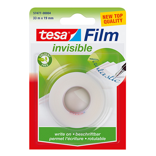Plakband Transparant Invisible 33mx19mm