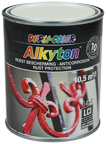 Alkyton Peinture Antirouille Blanc Creme Ral 9001 750ml
