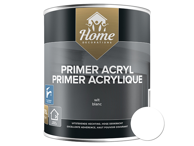 PRIMER ACRYLIQUE BLANC POUR BOIS ET MDF 750ML