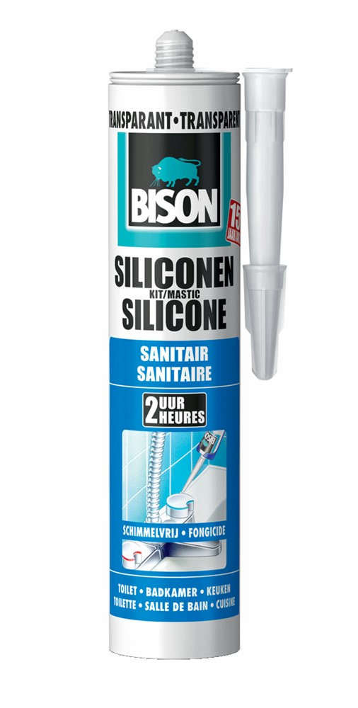 Siliconenkit Sanitair Transparant 300ml