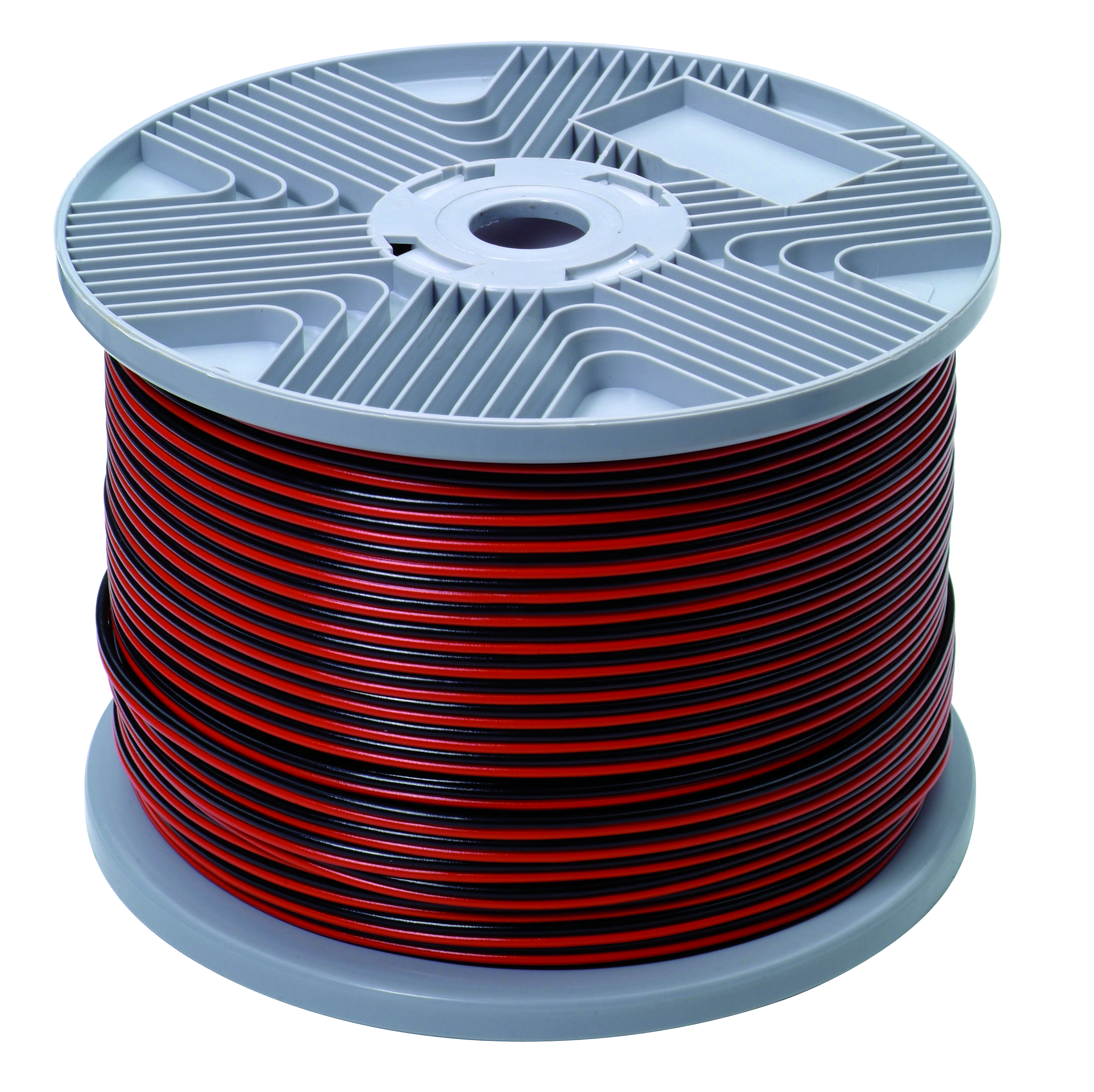 Cable Audio 2x0.75mm² Rouge/noir 200m Enrouleur
