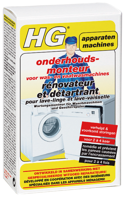 Hg Rénovateur & Détartrant Pour Lave-linge & Lave-vaisselle 2x100gr