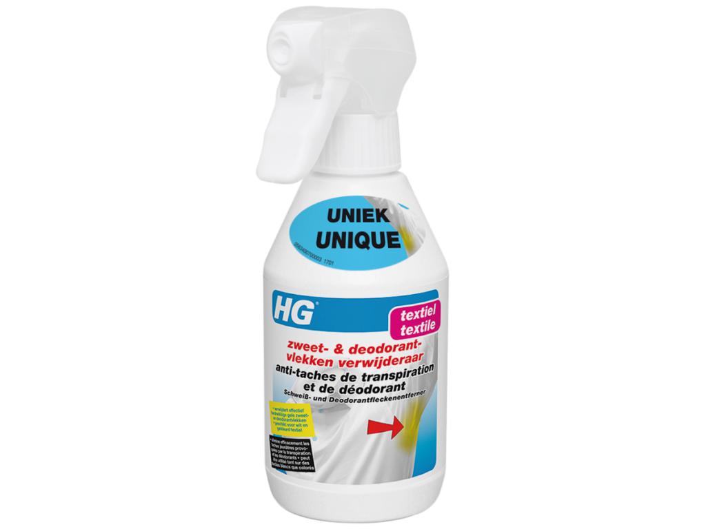 HG ANTI-TACHES DE TRANSPIRATION ET DE DÉODORANT 250ML