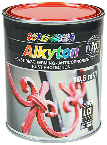 Alkyton Peinture Antirouille Rouge Feu Ral 3000 750ml