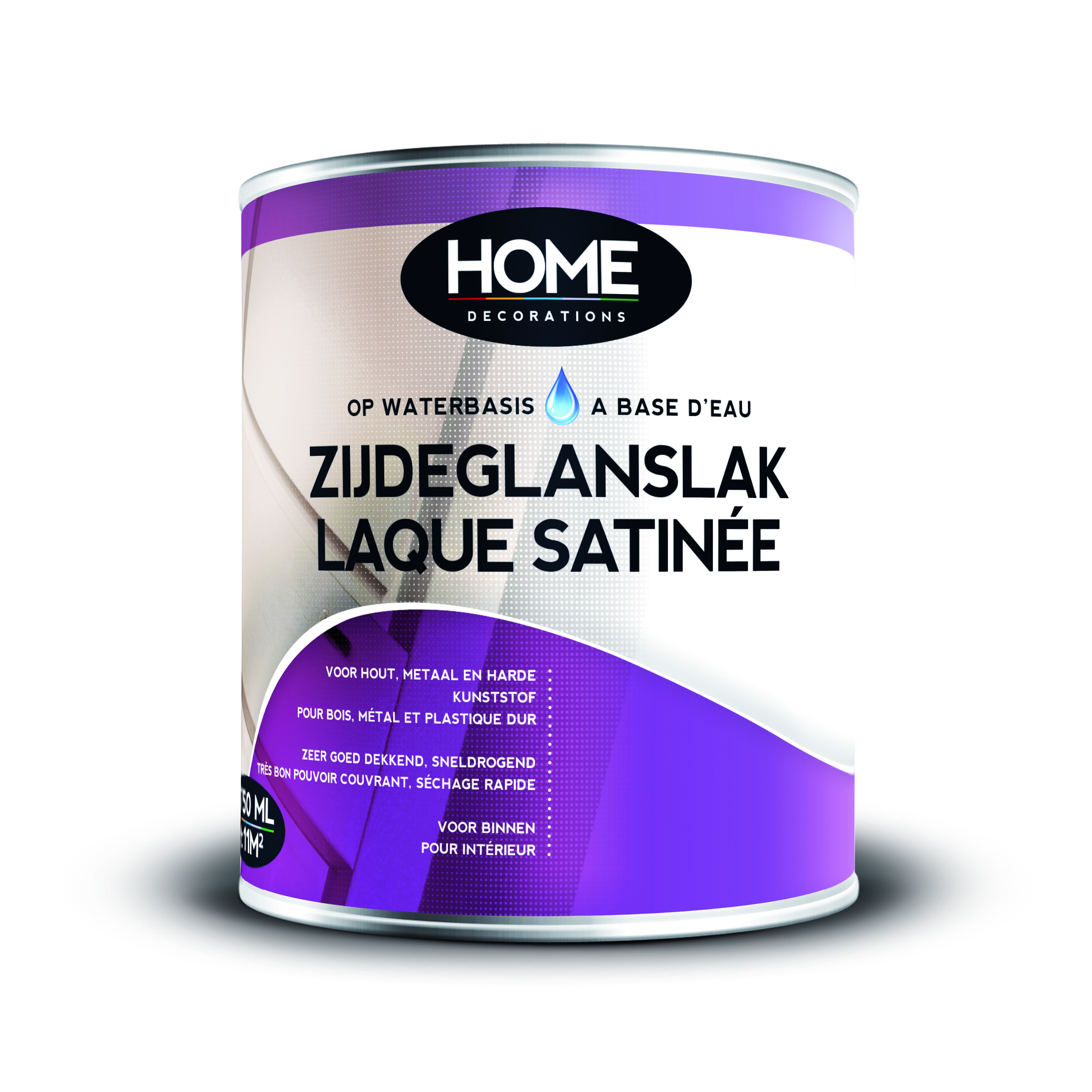 LAQUE SATINEE A BASE D'EAU BEIGE 750ML