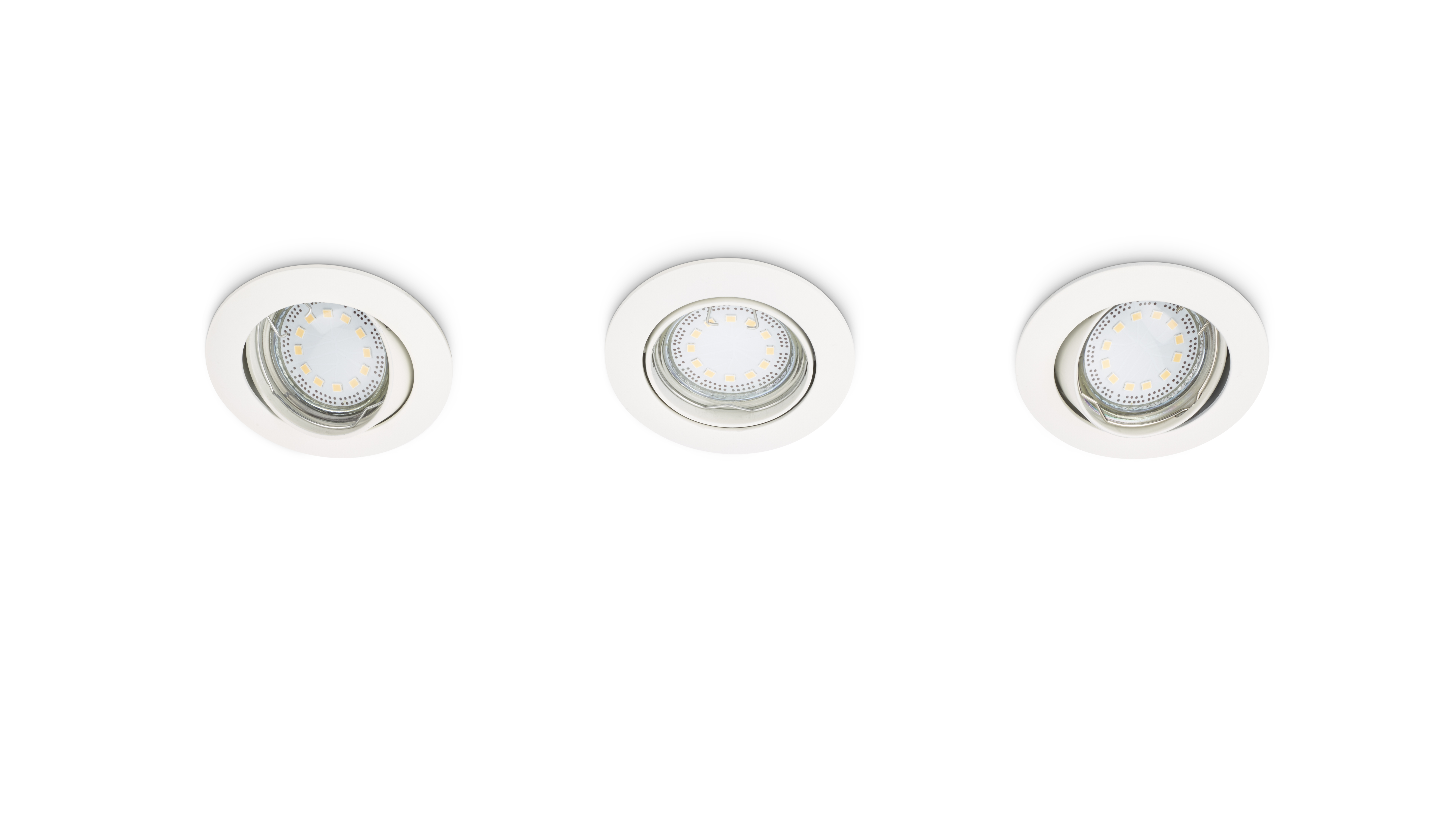 Led Spot Wit Kantelbaar Gu10 3.3w 245lm - 3st