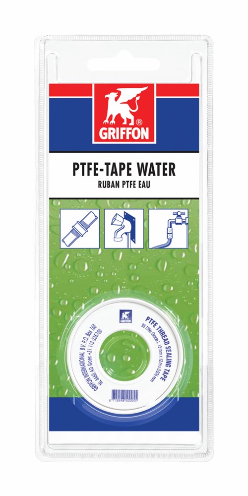 RUBAN PTFE D'ETANCHEITE EAU 12M X 12MM X 0.076MM