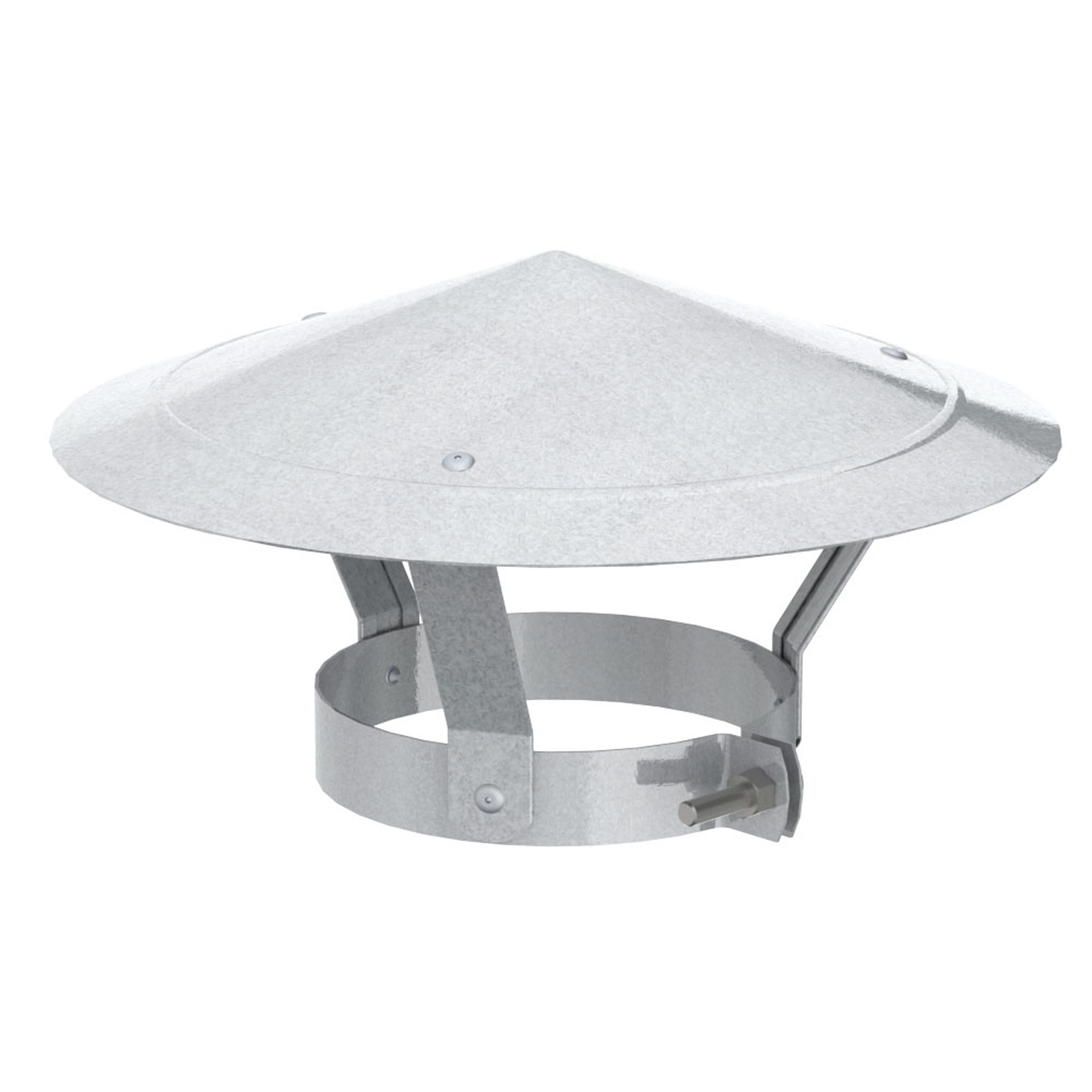 CHAPEAU POUR CHEMINEE 125 MM GALVANISÉ
