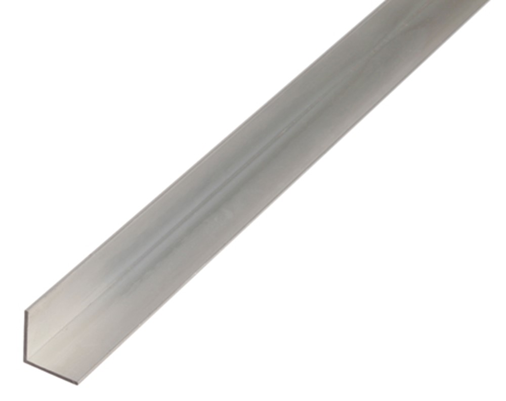Hoekprofiel, alu., zilver 15x15x1/1m