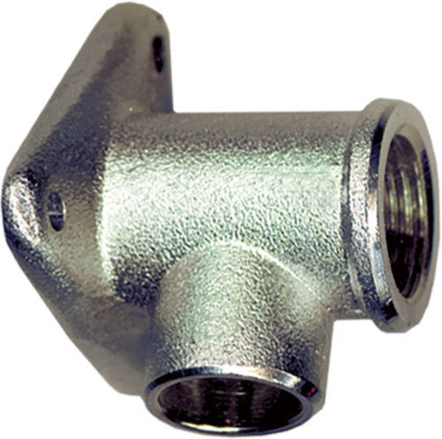 MUURPLAAT ENKEL 15 MM X 1/2''F VERCHROOMD