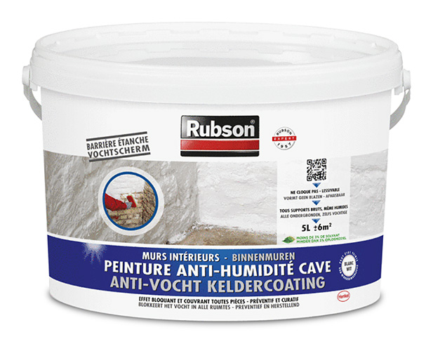 PEINTURE ANTI-HUMIDITE CAVE BLANC 5L