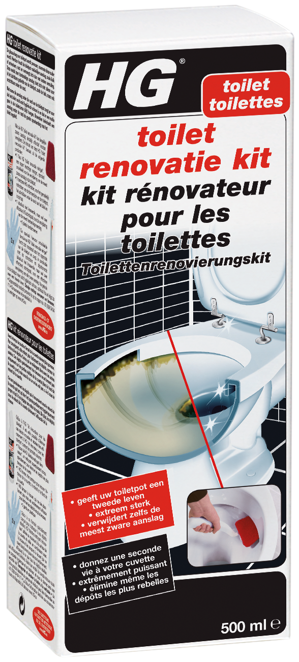 Hg Kit Rénovateur Pour Les Toilettes 500ml