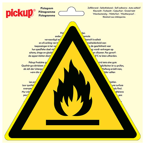 Pictogramme Matieres Inflammables 20cm