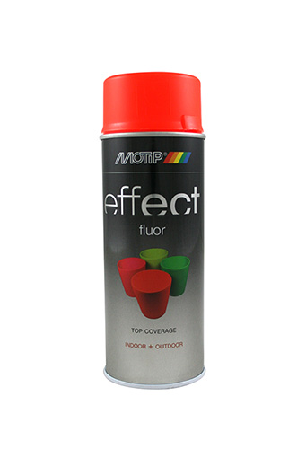 Spray Acryl Effect Fluorescerend Rood/oranje 400ml
