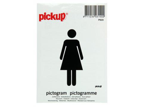 Pictogram 10x10cm Dames