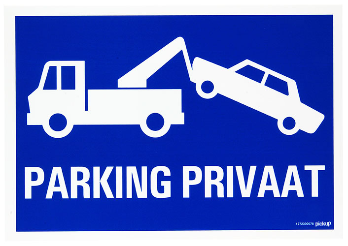 Pictogram 'parking Privaat' 23x33cm