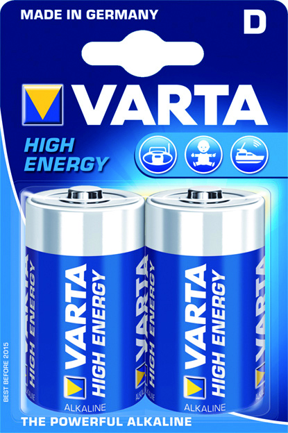 Alkaline Batterij D High Energy 1.5v - 2st