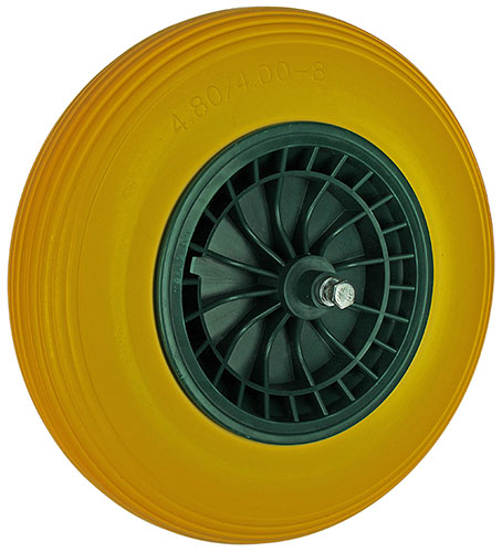 LEKVRIJ KRUIWAGENWIEL KUNSTSTOF VELG Ø 400